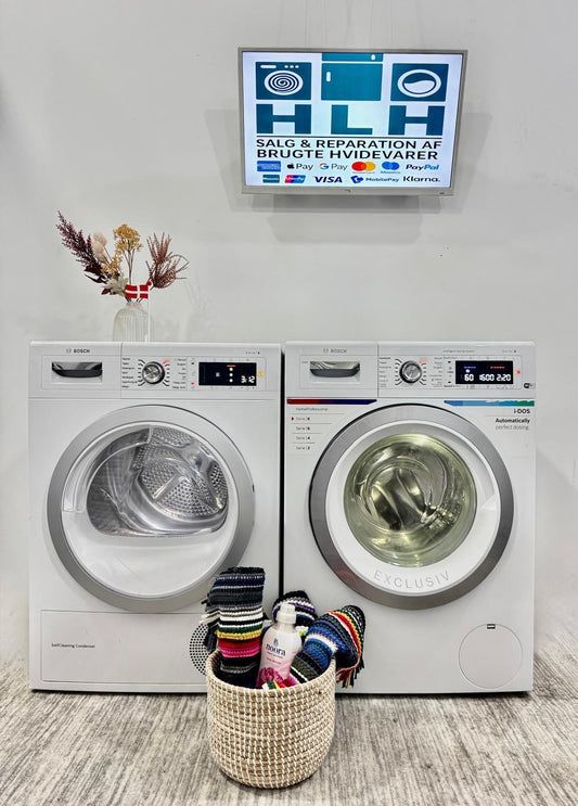 Bosch Serie 8 Vaskemaskine + Tørretumbler