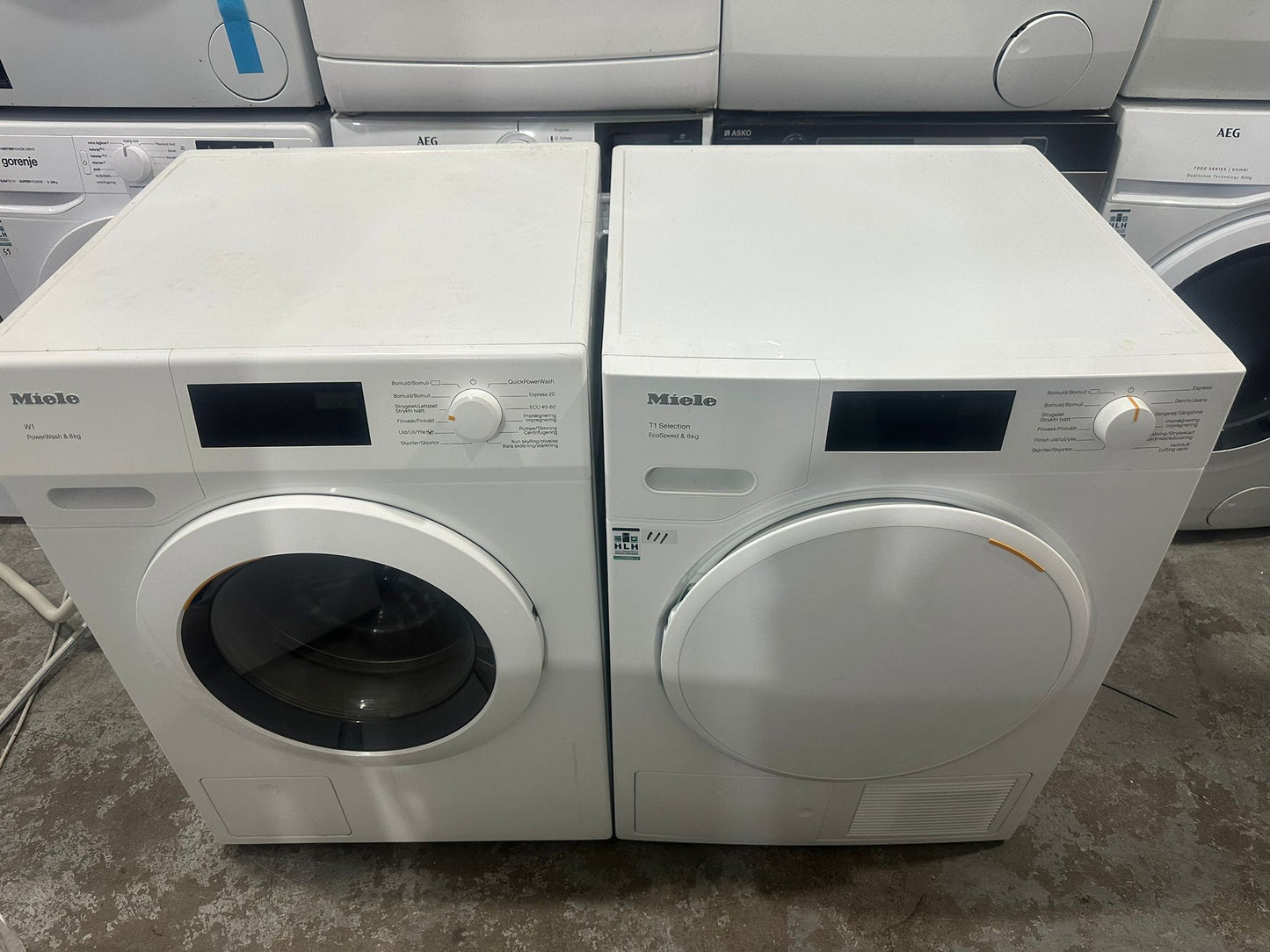 Miele Vaskemaskine + Tørretumbler